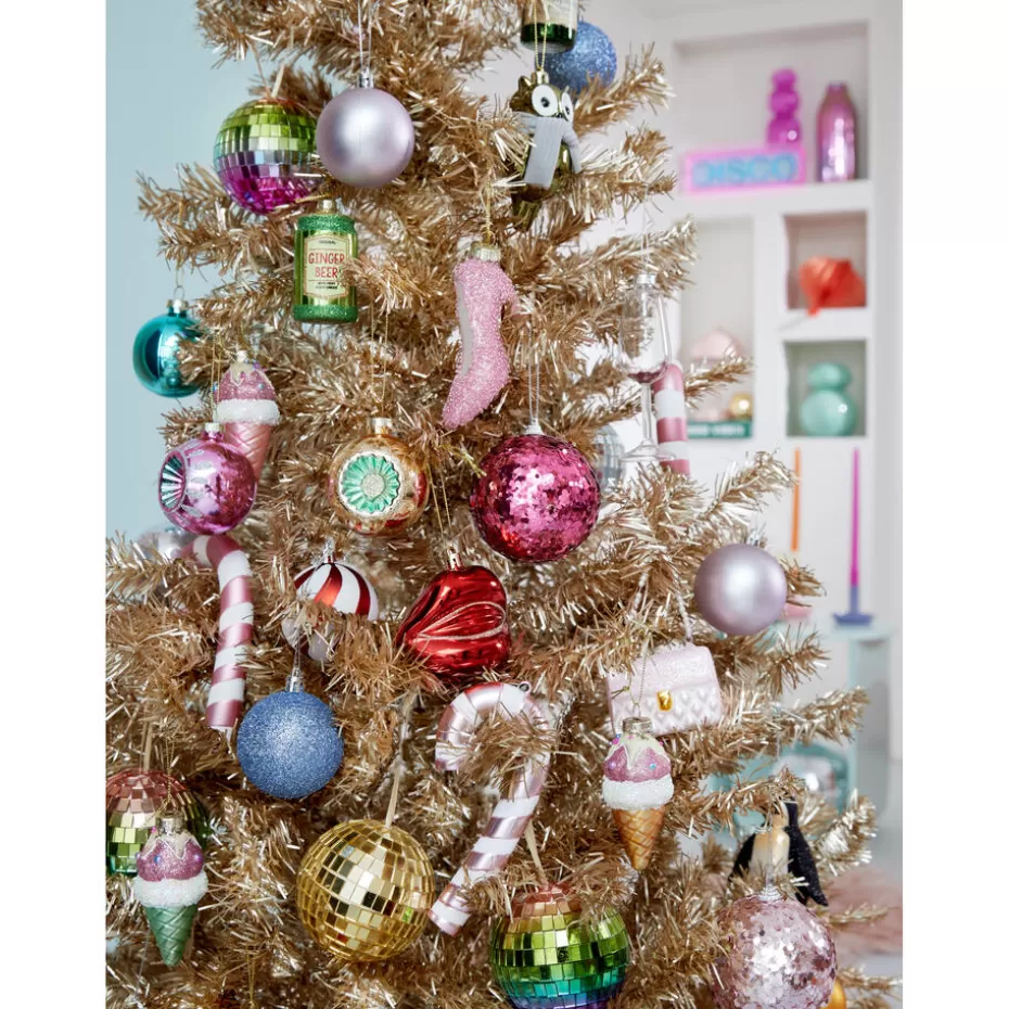 Kwantum Kerstdecoratie | Kerstballen & Kerstornamenten | Hanger Discobal - 3 Stuks Multicolor