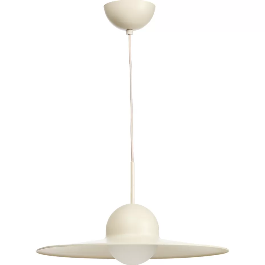 Kwantum Hanglampen | Hanglamp Beanie Off-white ø 45x120 Cm Ø045X120CM