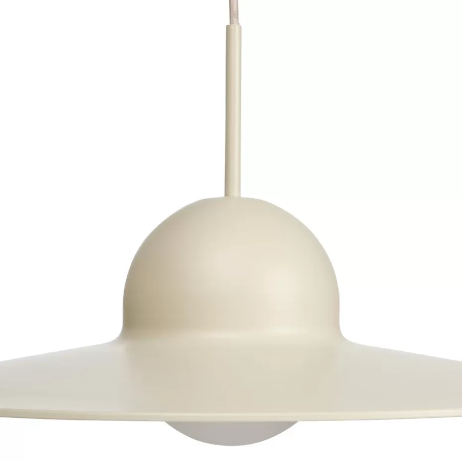 Kwantum Hanglampen | Hanglamp Beanie Off-white ø 45x120 Cm Ø045X120CM