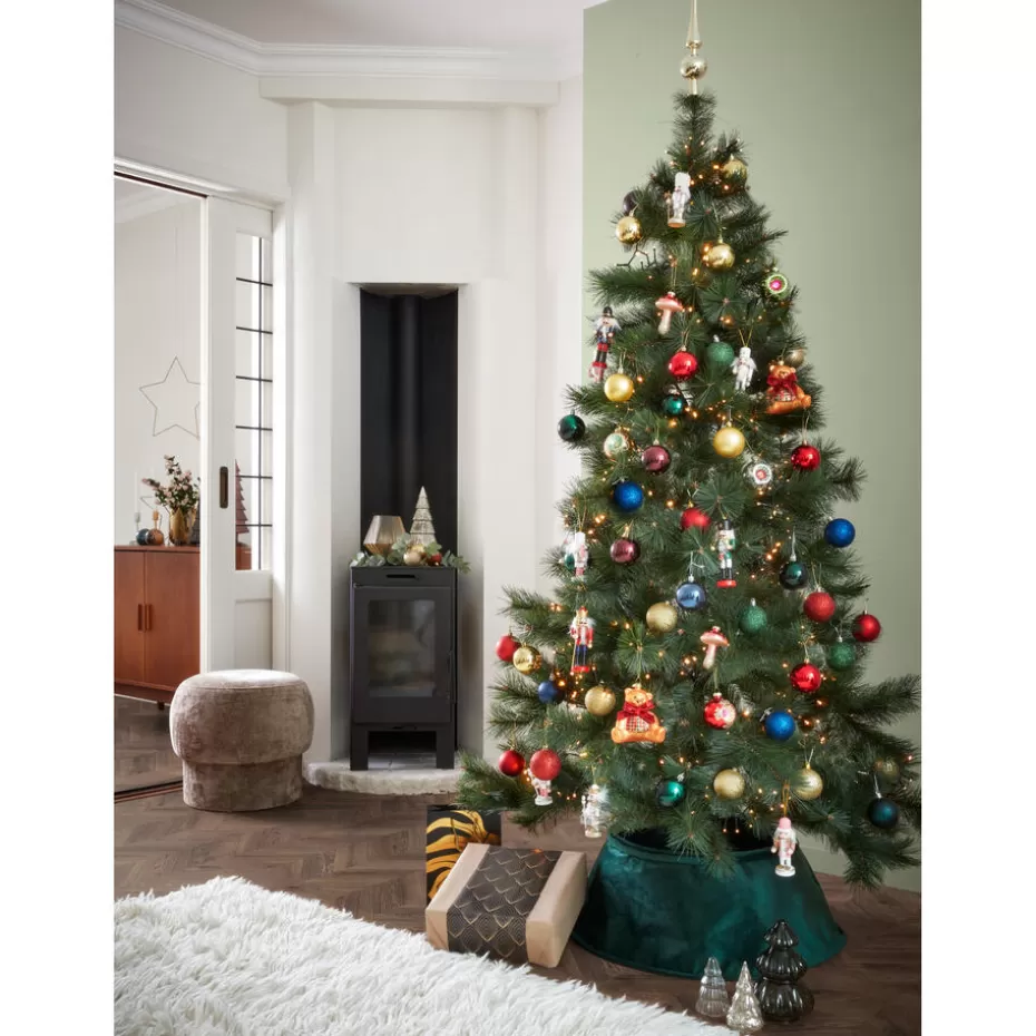 Kwantum Kerstboomrokken | Kerstboomrok Velvet Groen