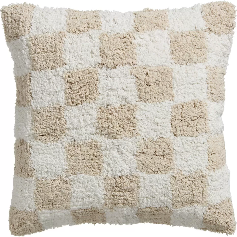 Kwantum Sierkussens | Kussen Check 45x45 Cm Beige