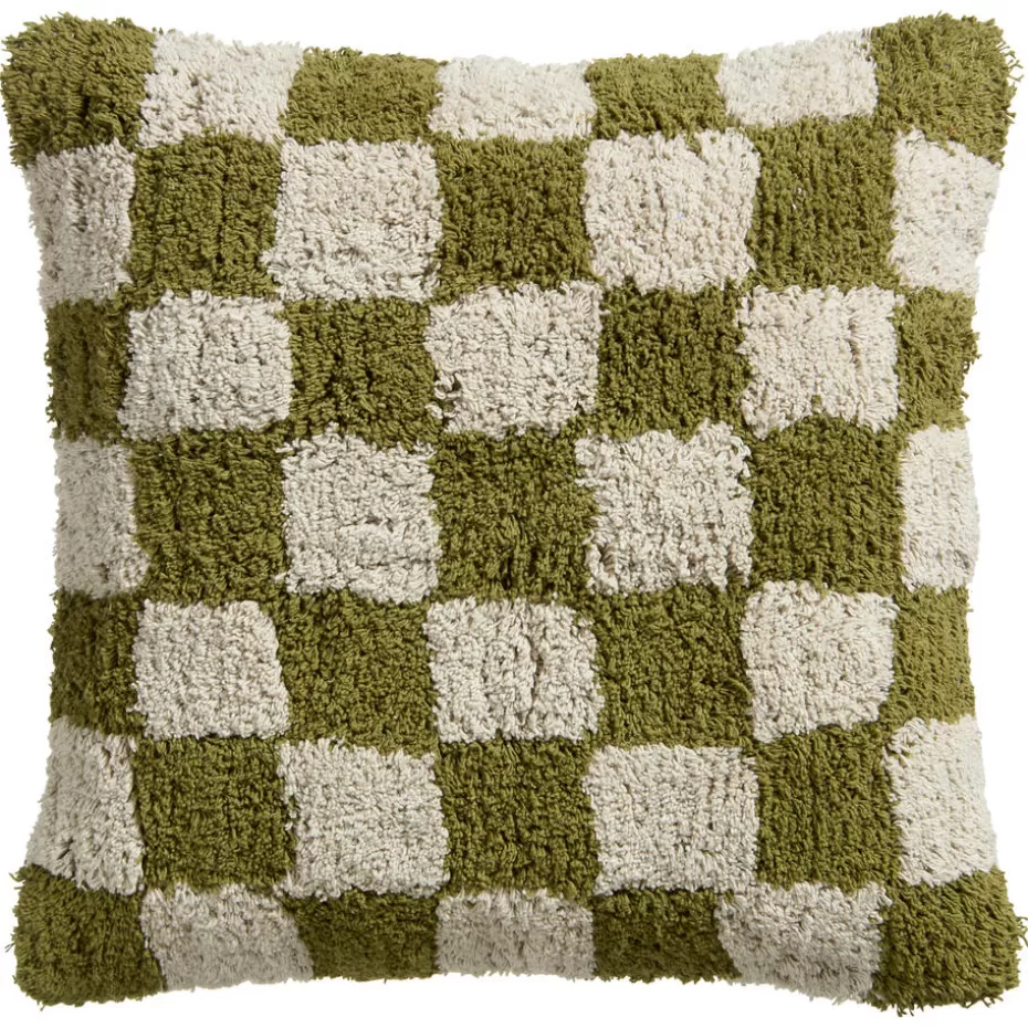 Kwantum Sierkussens | Kussen Check 45x45 Cm Groen