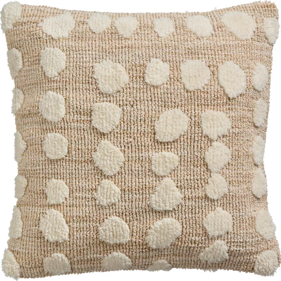 Kwantum Sierkussens | Kussen Chenille Dot Naturel 45x45 Cm