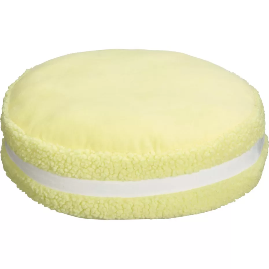 Kwantum Sierkussens | Kussen Macaron Geel Ø40 Cm Lila