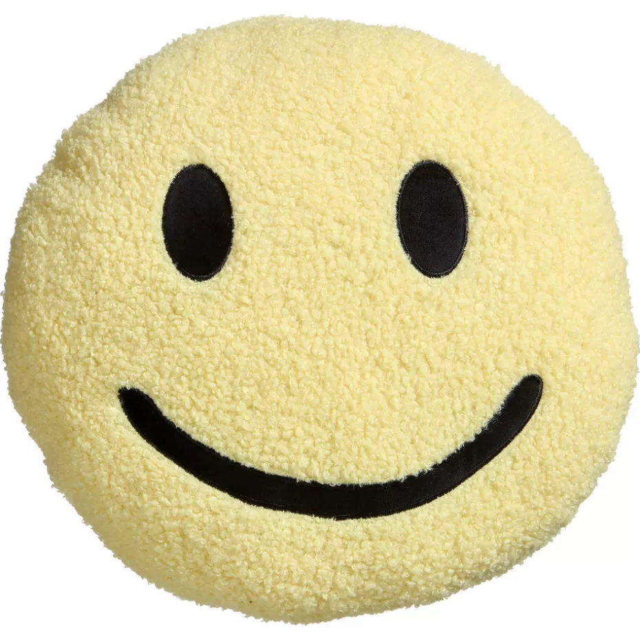 Kwantum Sierkussens | Kussen Smiley Geel Ø35 Cm ø 35 Cm