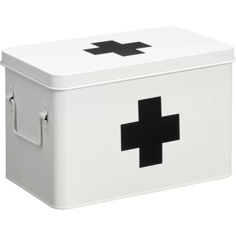 Kwantum Badkameraccessoires | Medicijnbox Wit 31x19x20 Cm