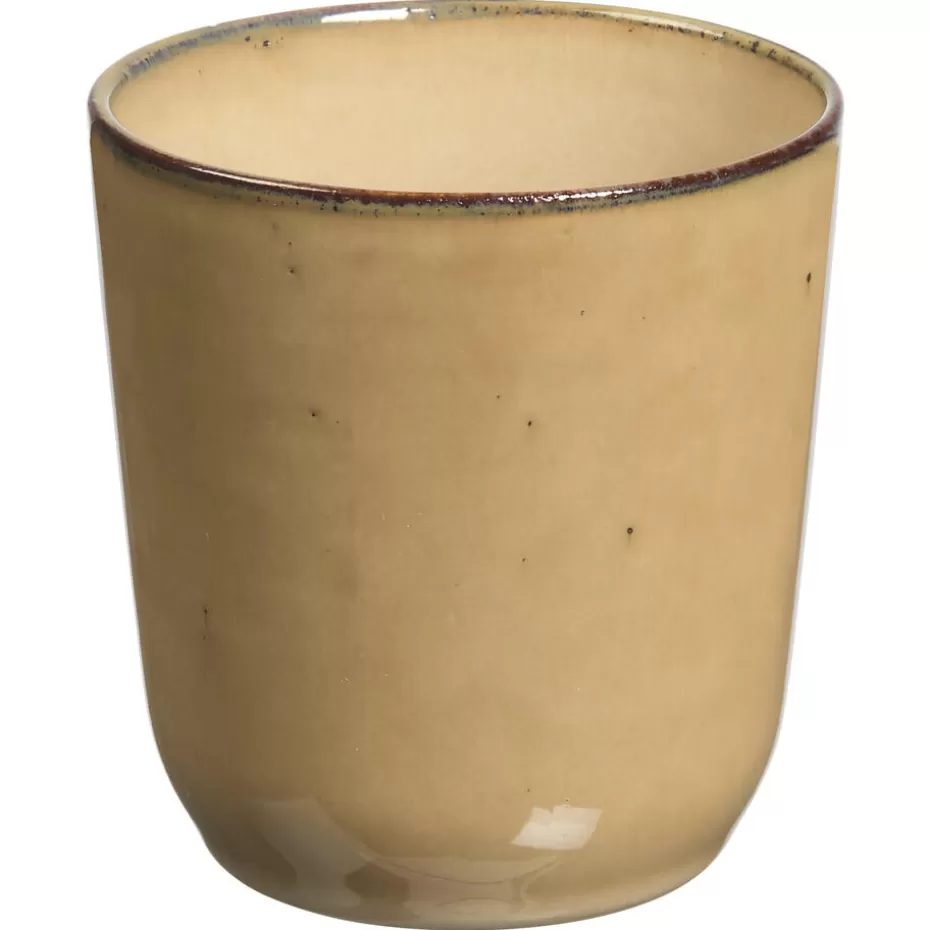 Kwantum Kerstservies | Mokken | Mok Zonder Oor Ava Beige 200ml