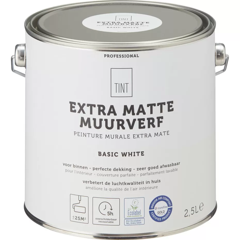 Kwantum Muurverf | Muurverf Professional Basic White 2.5 L 2.5L