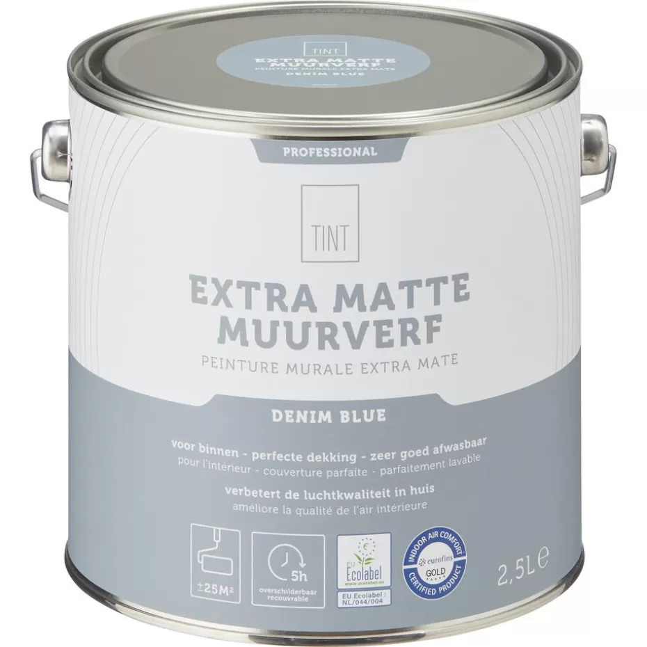 Kwantum Muurverf | Muurverf Professional Denim Blue 2.5 L 2.5L