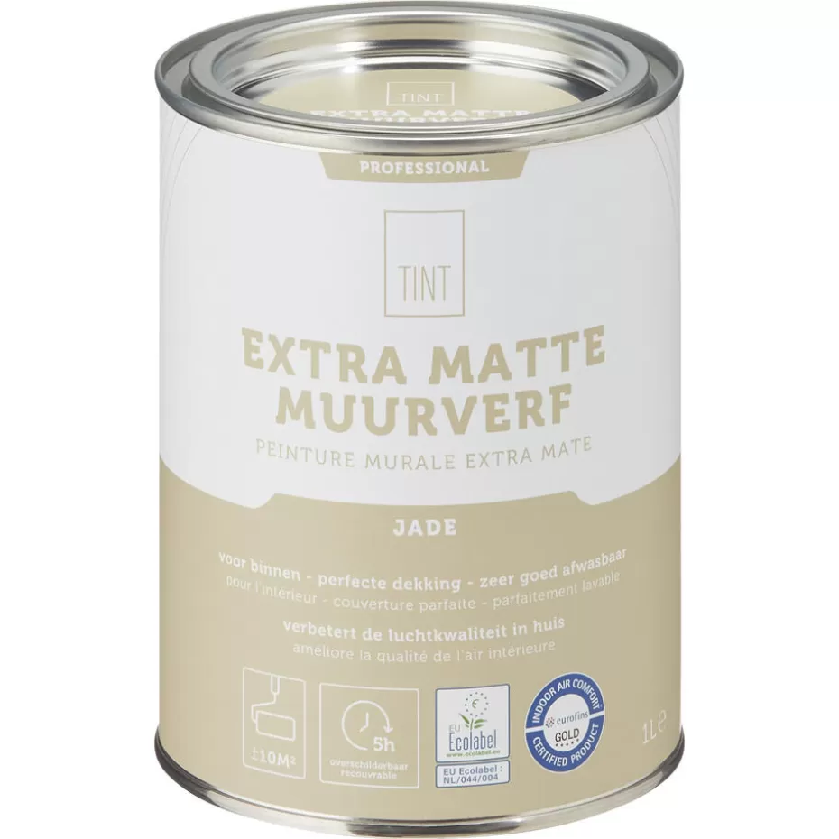 Kwantum Muurverf | Muurverf Professional Jade 1 L 1L