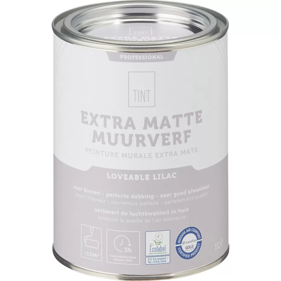 Kwantum Muurverf | Muurverf Professional Loveable Lilac 1 L 1L