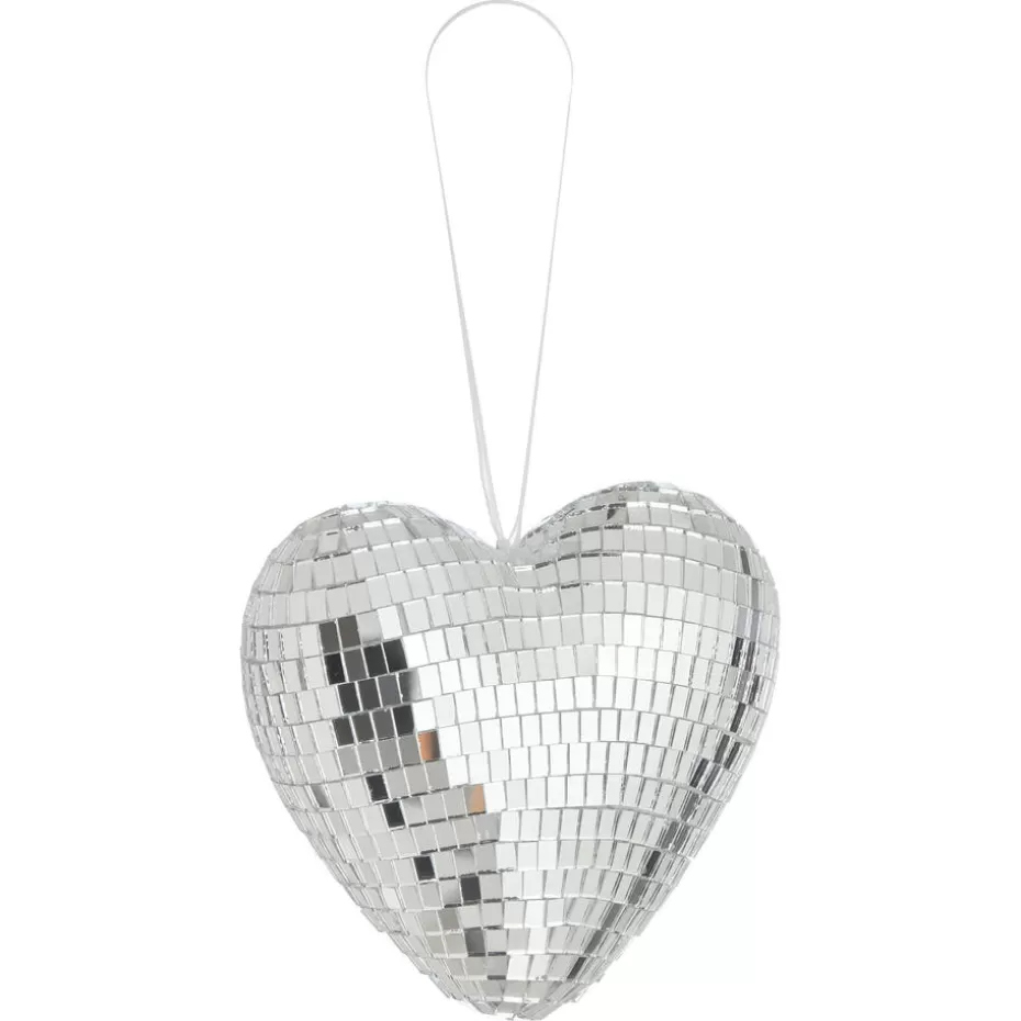 Kwantum Kerstdecoratie | Object Hart Dico Zilver - Maat S