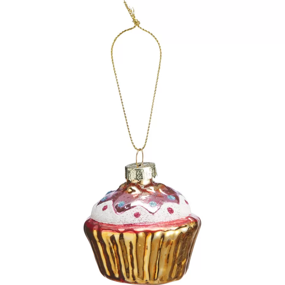 Kwantum Kerstballen & Kerstornamenten | Ornament Cupcake Roze