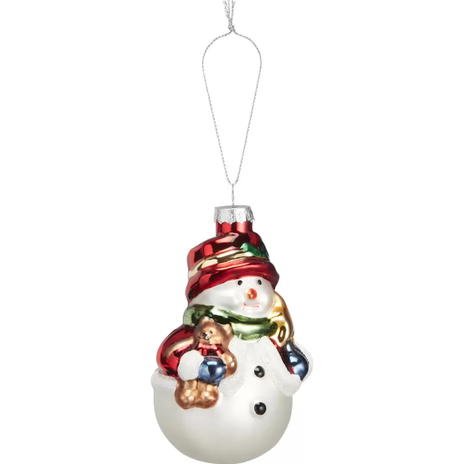 Kwantum Kerstballen & Kerstornamenten | Ornament Sneeuwpop Multicolor