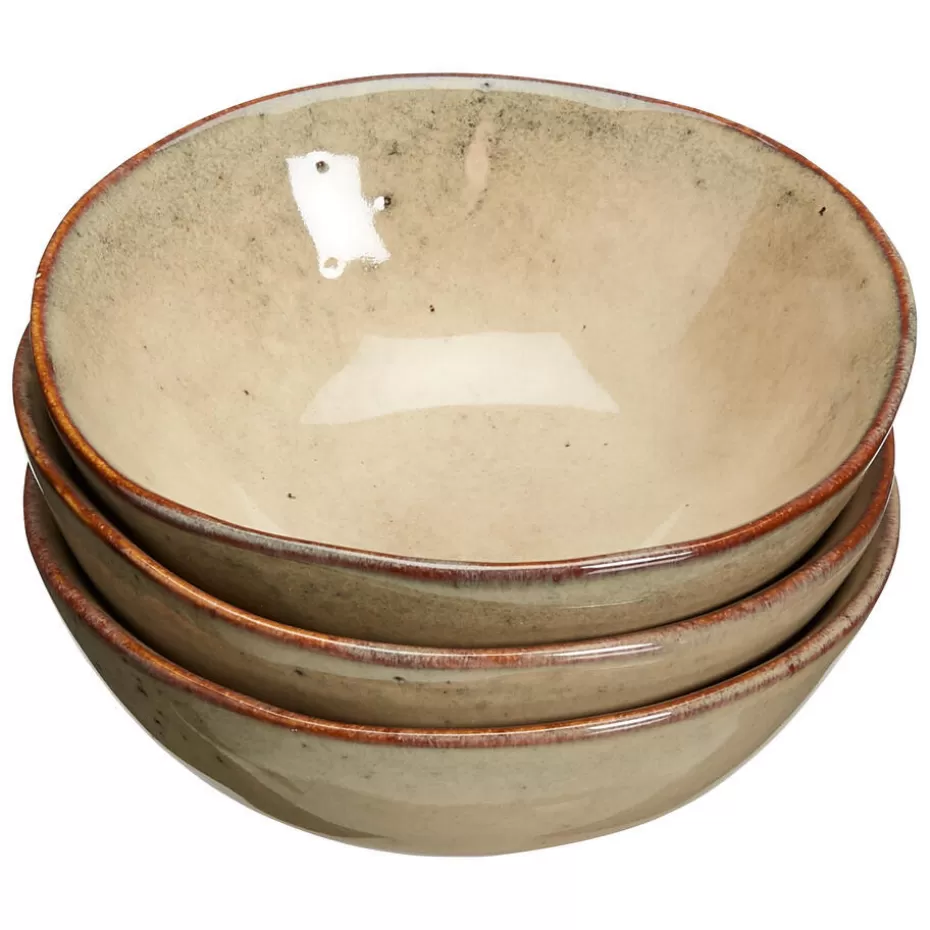 Kwantum Schalen | Schalen | Schaal Glaze Beige - D9 Cm S/3