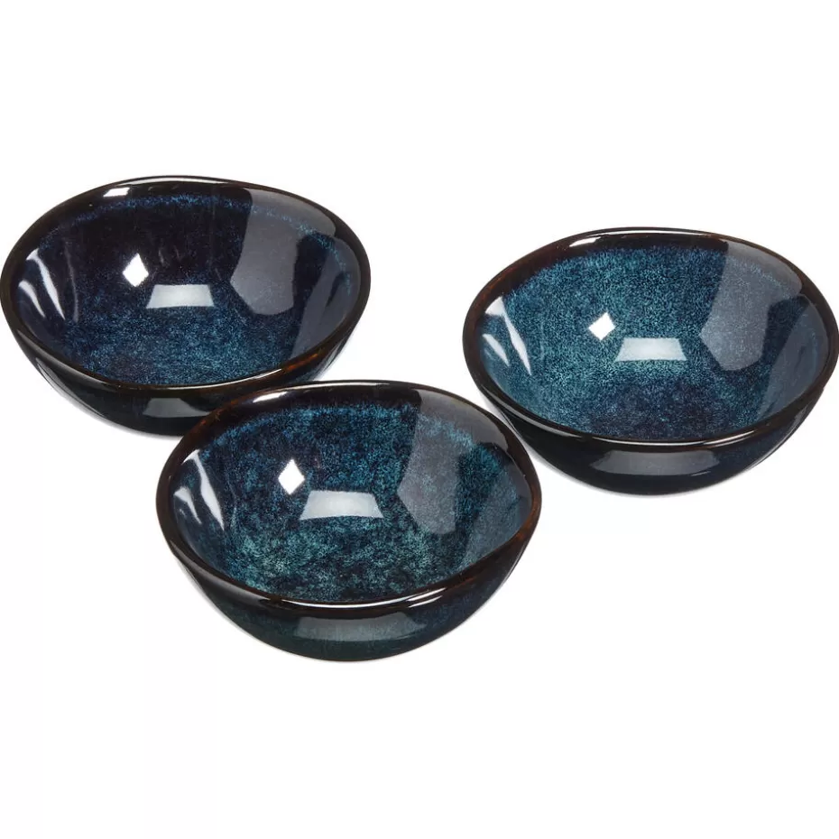 Kwantum Schalen | Schalen | Schaal Glaze Blauw - D9 Cm S/3