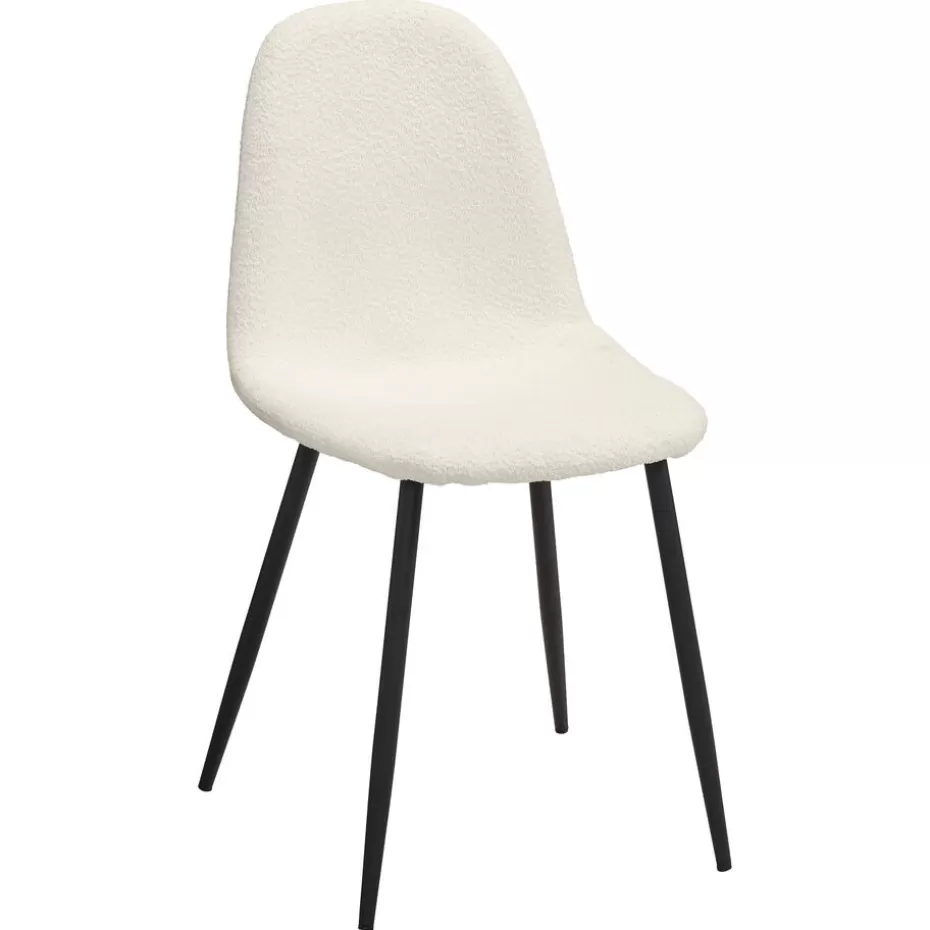 Kwantum Eetkamerstoelen | Stoel Napoli Off-White Creme