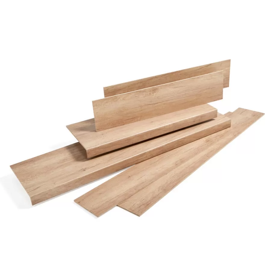 Kwantum Traprenovatie & Trapbekleding | Stootbord Callery Naturel Eiken 2st - 136 Cm