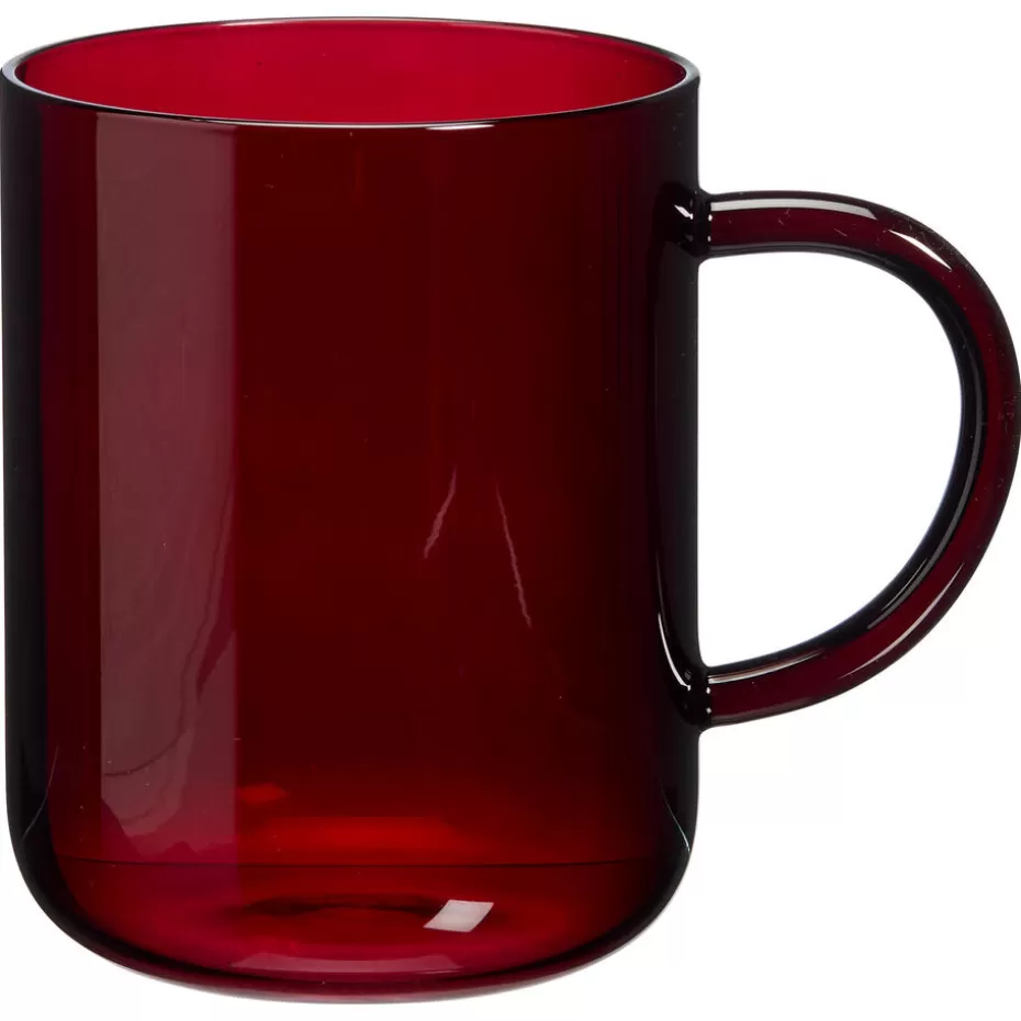 Kwantum Glazen | Glazen | Theeglas Solid Retro Rood - 450 Ml