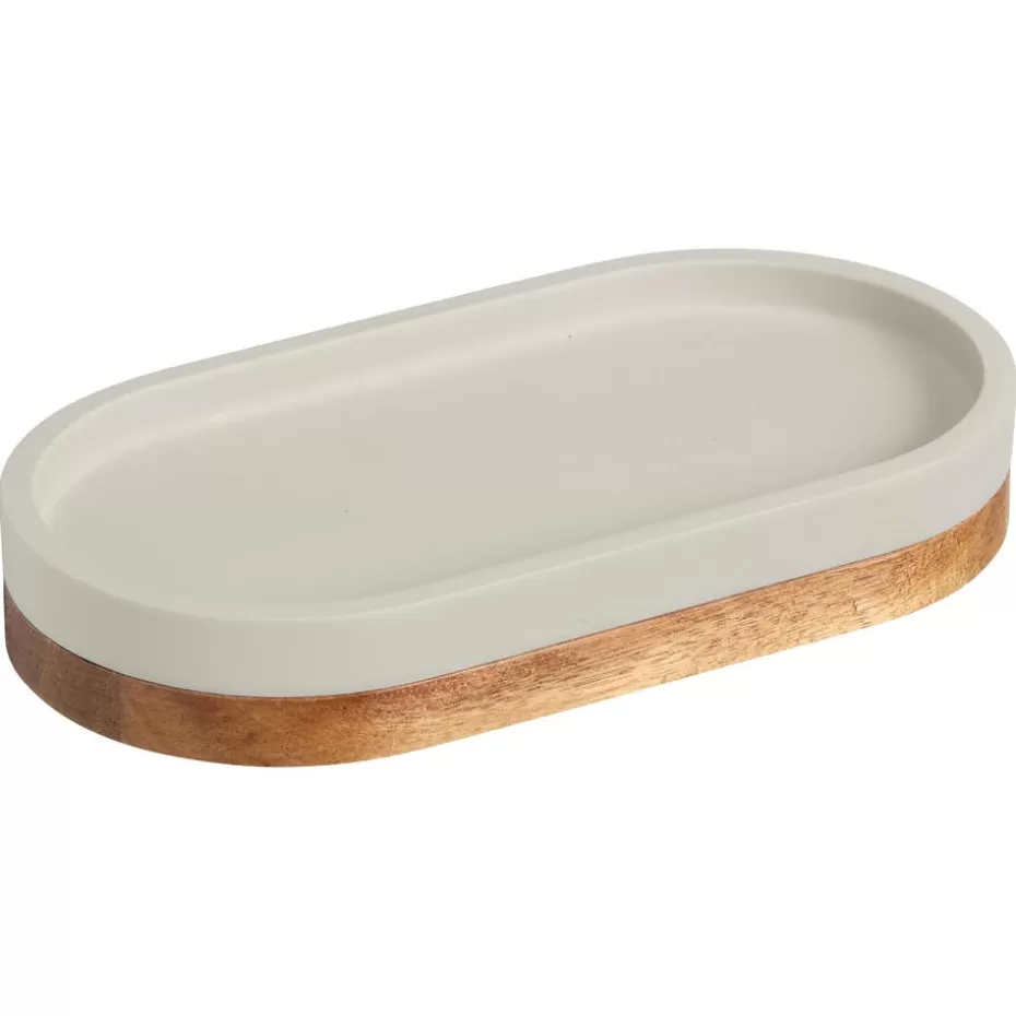 Kwantum Keukenaccessoires | Badkameraccessoires | Tray Acacia Lichtgrijs