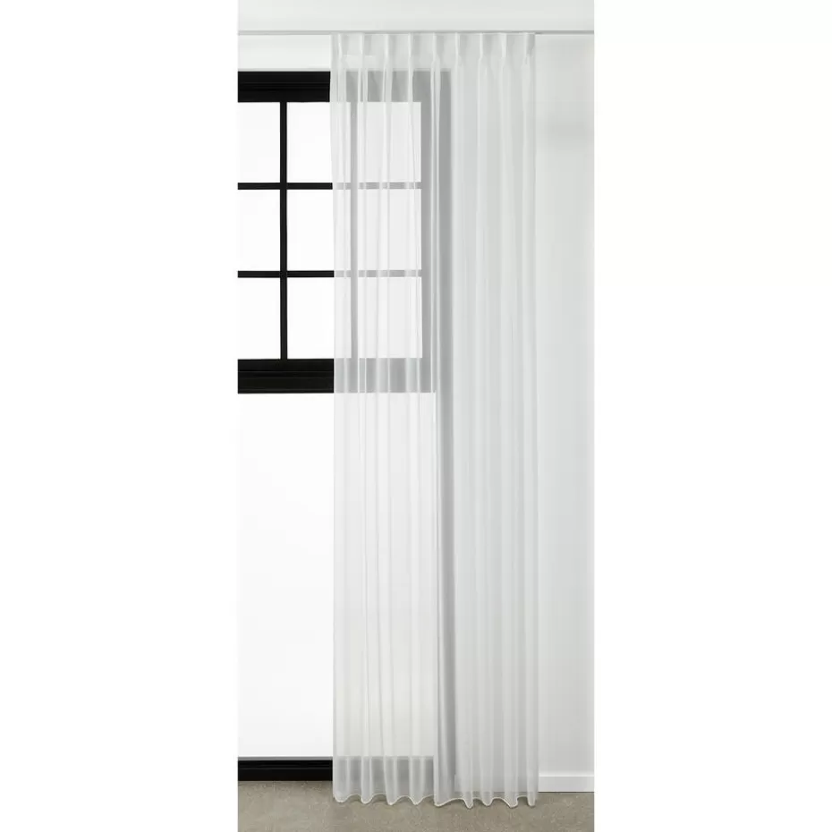 Kwantum Vouwgordijnen | Vitrages | Vitrage Silke Off-white