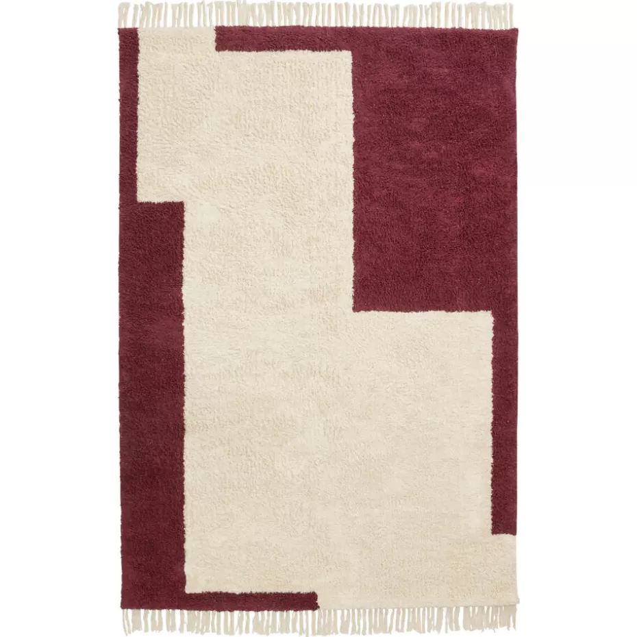 Kwantum Vloerkleden | Vloerkleden Woonkamer | Vloerkleed Ruby Bordeaux - 160x230 Cm 160X230CM