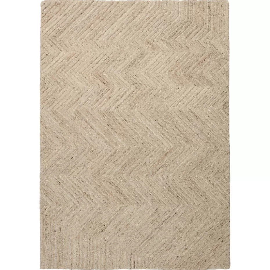 Kwantum Vloerkleden | Vloerkleden Woonkamer | Vloerkleed Zigzag Zand 190x280 Cm 190X280CM