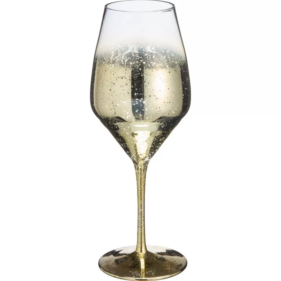 Kwantum Kerstservies | Glazen | Wijnglas Shine Goud - 510 Ml