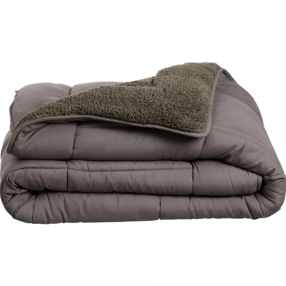 Kwantum Dekbedden | Beddengoed | Winterdekbed Teddy Antraciet 200x140 Cm 200X140CM